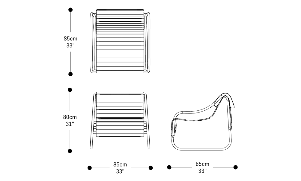Image of the main dimensions of the product